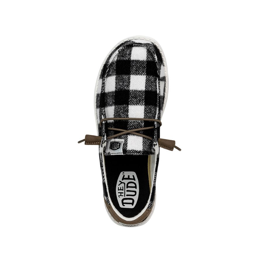 Wendy Buffalo Plaid - White and Black Plaid - Image 6