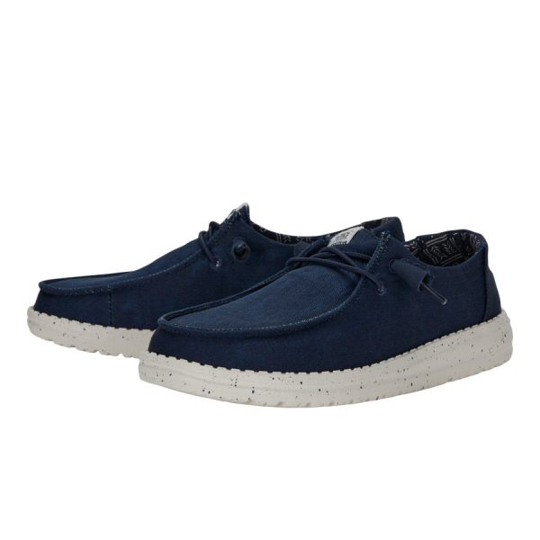 Wendy Stretch Canvas - Navy