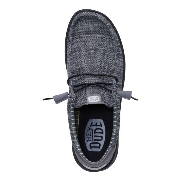 Wally Stretch Sox - Granite Grey/Black