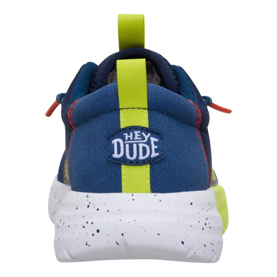 Sirocco Play Youth Sport Stripe - Navy/Lime - Image 5