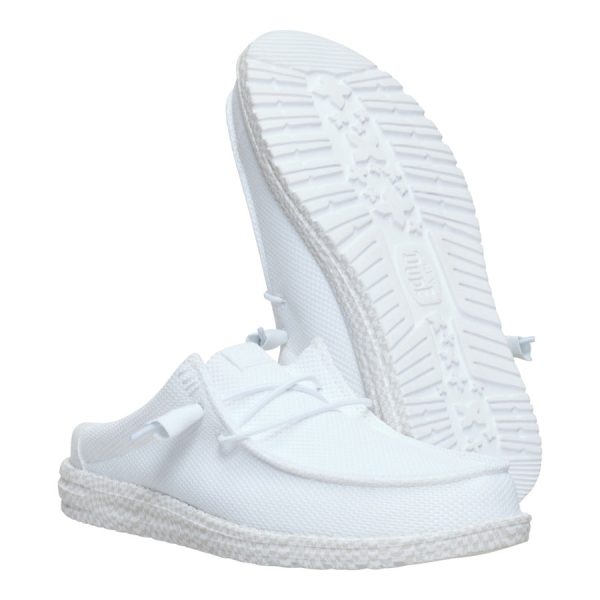 Wally Slip Warped Geo - White/Dawn Blue