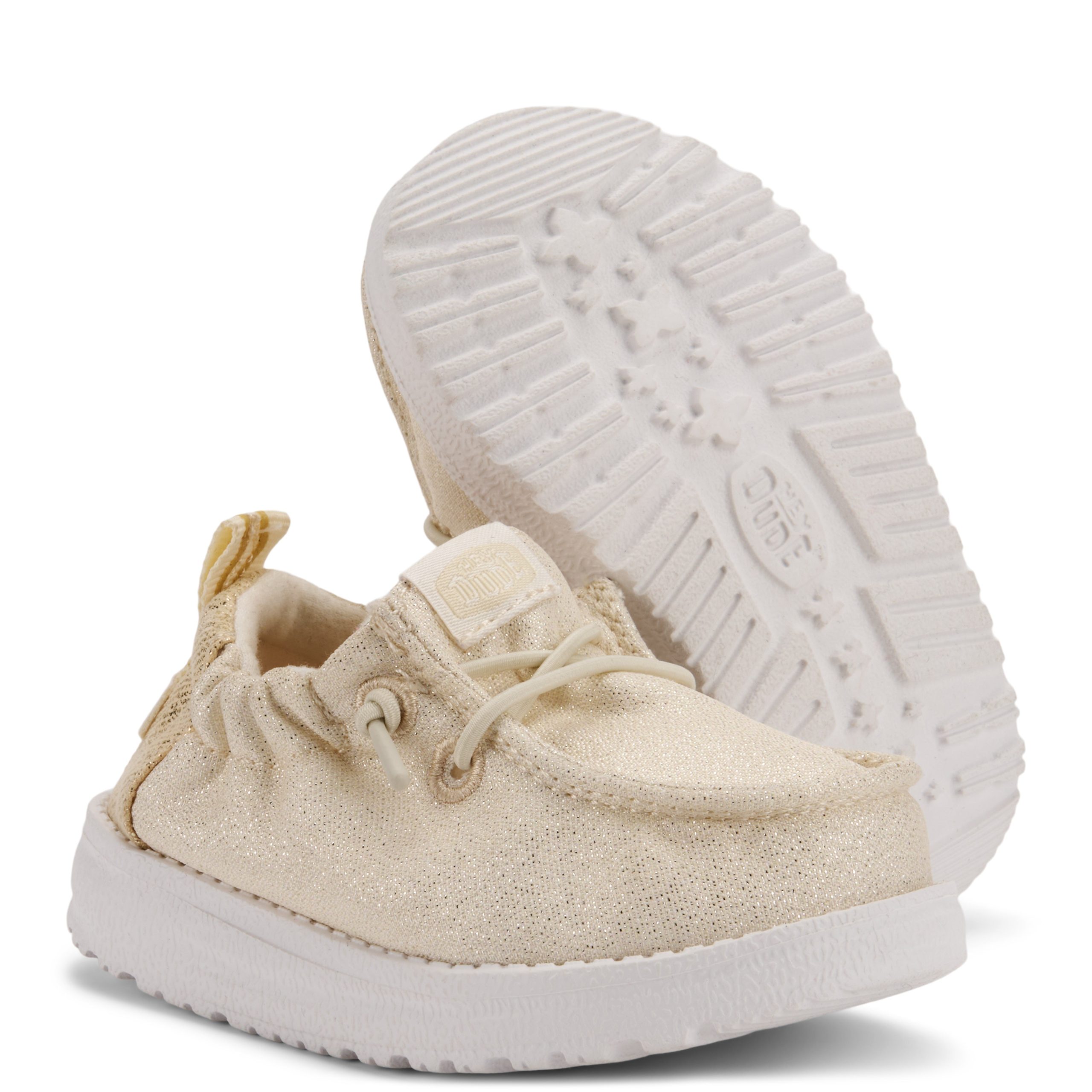 LilDude Infant Slip On Novelty - Champagne Glitter - Image 3