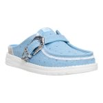 Wendy Slip Buckle Denim - Blue/Multi