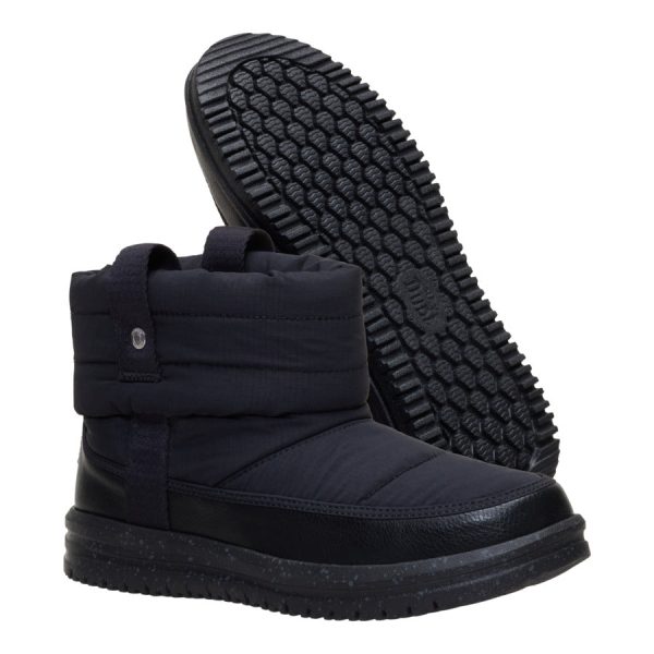 Camden Cuff Nylon Quilt - Black/Black