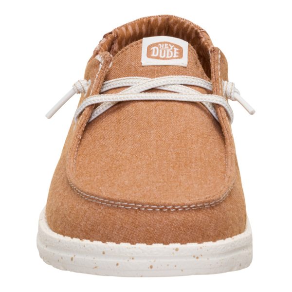 Wendy Break Brushed Linen - Chestnut