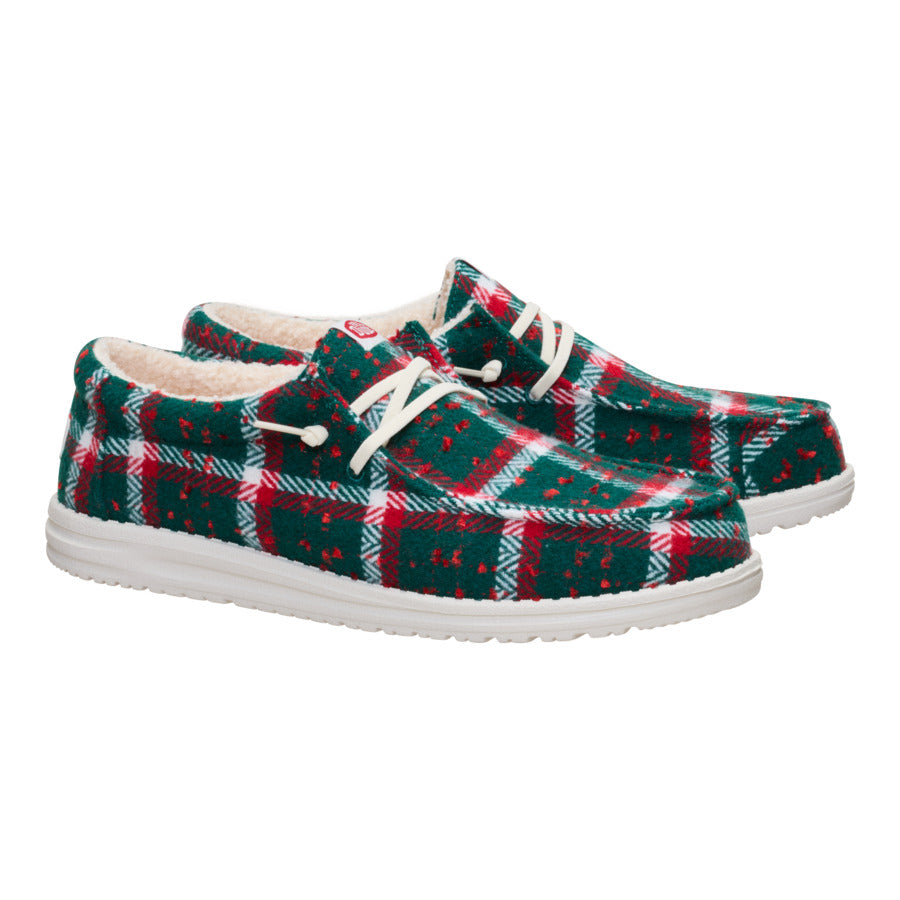 Wally Confetti Plaid Cozy - Red/Green/Multi - Image 2