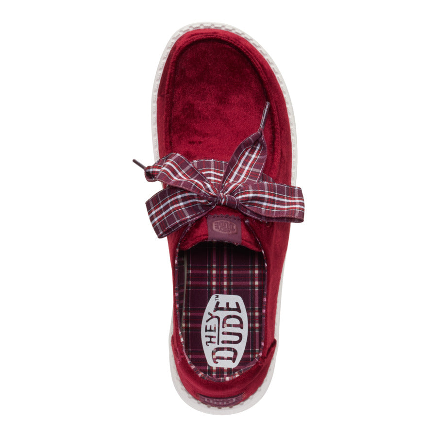 Wendy Holiday Bow - Burgundy - Image 6