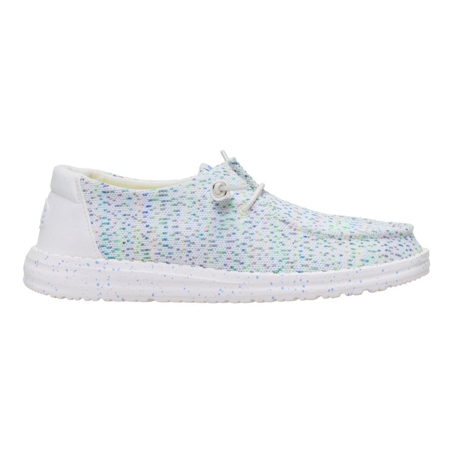 Wendy Stretch Speckle - White/Multi - Image 8