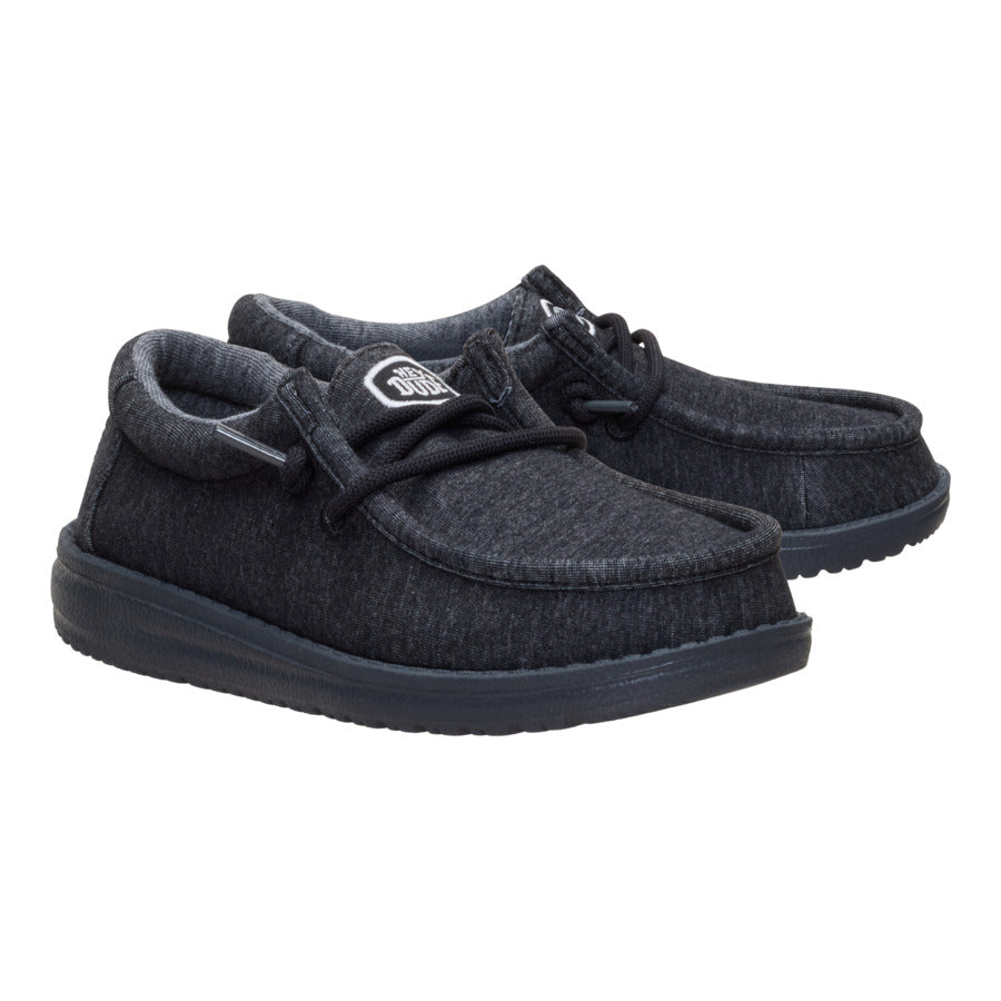 Wally Youth Stretch Jersey - Black - Image 2