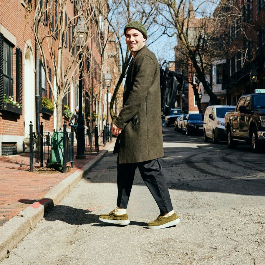 Wally Comf Suede - Dark Olive/Stone Grey - Image 6